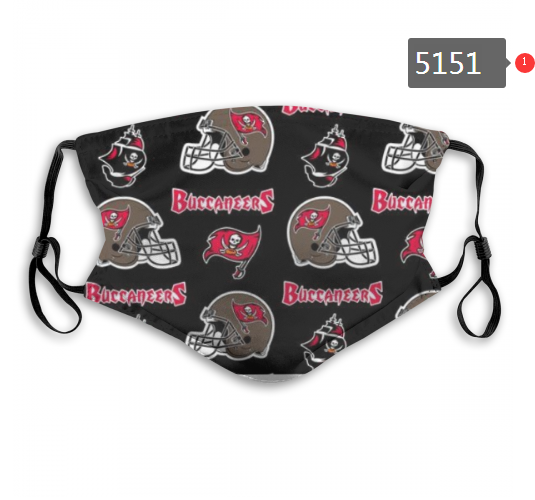 2020 NFL Tampa Bay Buccaneers #3 Dust mask with filter->nfl dust mask->Sports Accessory